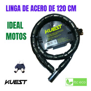 Candado Linga Piton Moto Bici 22mm X 1,2m Eslabones 2 Llaves