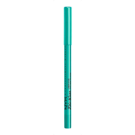 Lápiz delineador de ojos NYX Professional Makeup Epic Wear Lápiz delineador de ojos Epic Wear NYX Professional Makeup color blue trip con acabado metálico