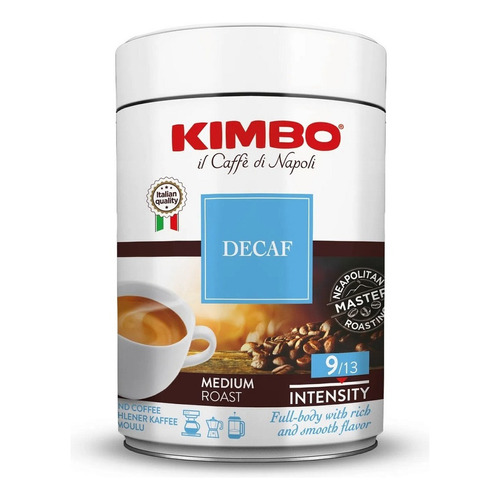 Café Kimbo En Polvo Descafeinado 250g