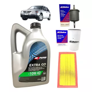 Kit Service Aceite 10w40 Y 3 Filtros Gol Power Gol 1.4 1.6