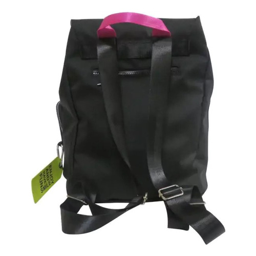 Mochila Espalda Juvenil Enjoy Cresko Color Negro Diseño de la tela Poliéster