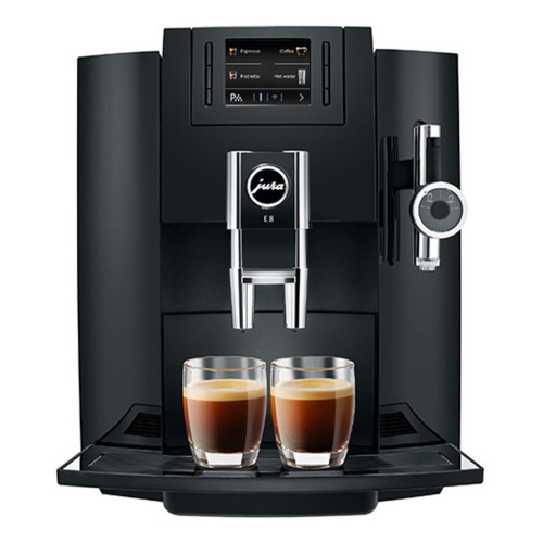 Cafetera Jura E8 super automática piano black expreso 120V