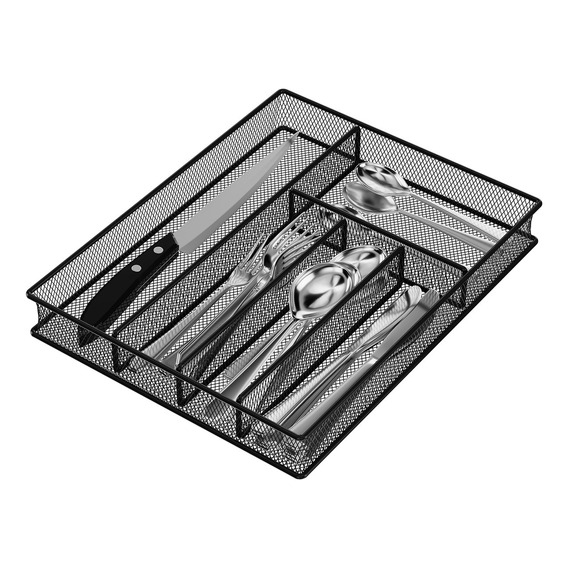 Organizadores De Cubiertos Utensilios Cajon 5 Compartimento