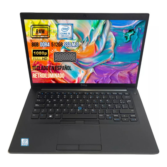 Laptop Dell Barata I5 8va 8gb 512 Ssd Batería Nueva + Regalo