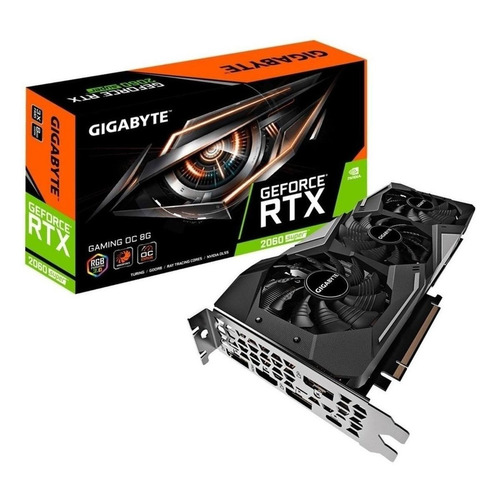 Tarjeta de video Nvidia Gigabyte  Gaming GeForce RTX 20 Series RTX 2060 SUPER GV-N206SGAMING OC-8GC OC Edition 8GB