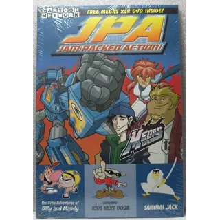 Jam Packed Action Dc Comics Cartoon Network Livro + Dvd Novo