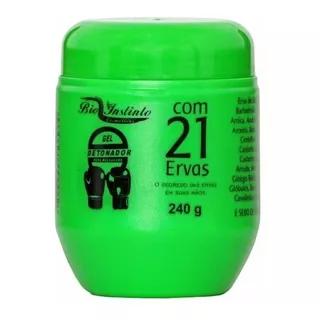 Gel Detonador 21 Ervas C/ Sebo De Carneiro 240g Bio Instinto Tipo De Embalagem Pote Fragrância Neutro Tipos De Pele Mista