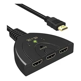 Splitter Multiplicador Hdmi De 1 A 3 Puertos Full Hd