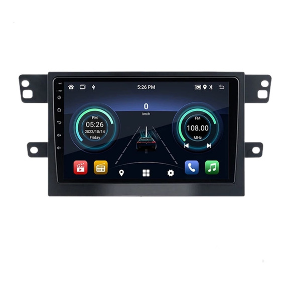 Estereo De Pantalla Android Carplay Chevrolet S10 Max Gps Bt