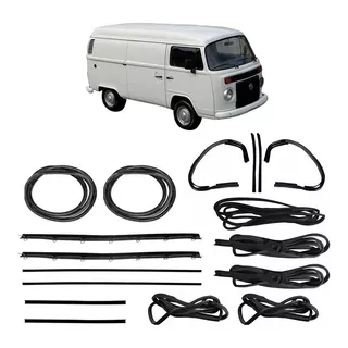 Kit Borracha Porta Correr Motor Vidro Kombi Furgão 97 A 2013