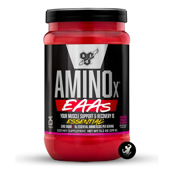 Aminox Eaas Bsn 375gr, Aminoácidos Esenciales Eaa Sabor Watermelon Smash