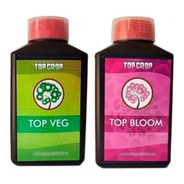 Kit Fertilizante Top Crop Top Bloom + Veg Cultivo Grow 250ml