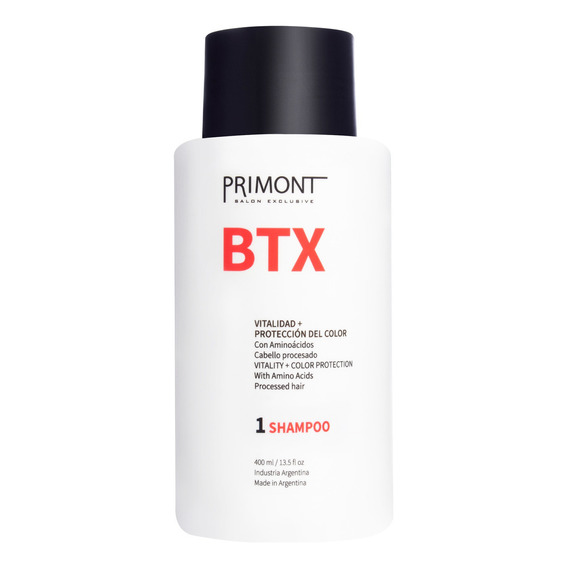 Primont Btx Shampoo Reparador Pelo Procesados Teñidos Chico