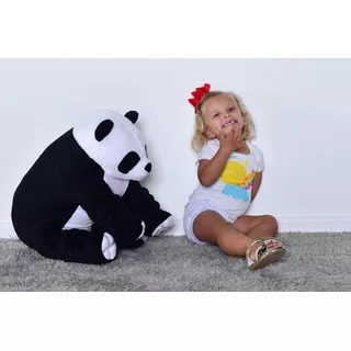 Almofada Travesseiro Panda Bebê Dormir Pelúcia 