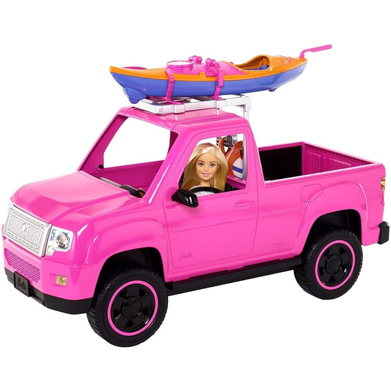 Barbie Muñeca Camioneta Pick Up & Kajak Original  Mattel