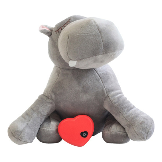 Peluche Hipo Con Latido De Corazón Para Mascota Y Niños