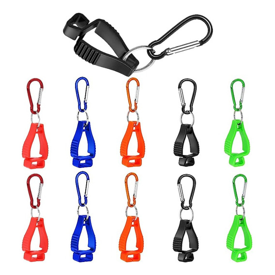 10x Guante Clip Grabber Soporte Abrazadera Seguridad Trabajo