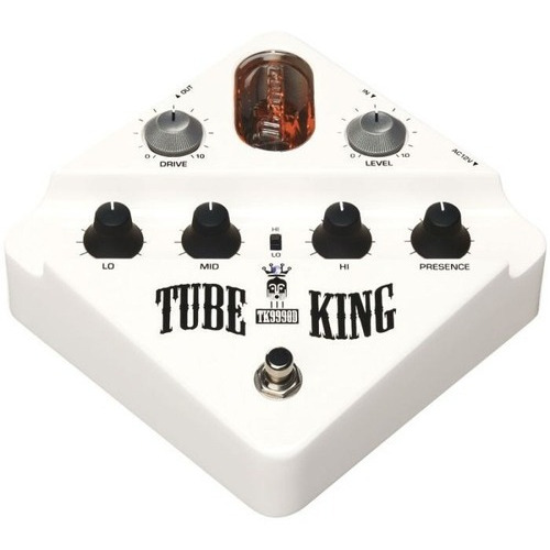 Pedal de guitarra Ibanez Tube King TK999-Overdrive Valve de color crema