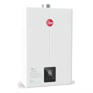 Aquecedor A Gás Gn Rheem Prestige Rb3ap12pv Branco 127v/220v