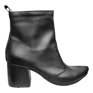 Bota Botineta Dama 1500 Corta Zapato Urbana Taco 5cm Sixty