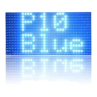 2 Piezas Modulo Led P10 Azul Waterproof Ledshopmx