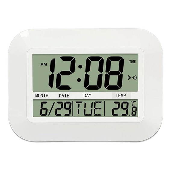 Alarma De Reloj De Pared Electrónica Grande Con Batería De