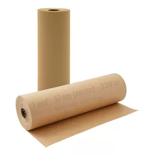 Rollo Papel Kraft 57 Cm 230 Mtrs 35 Gr