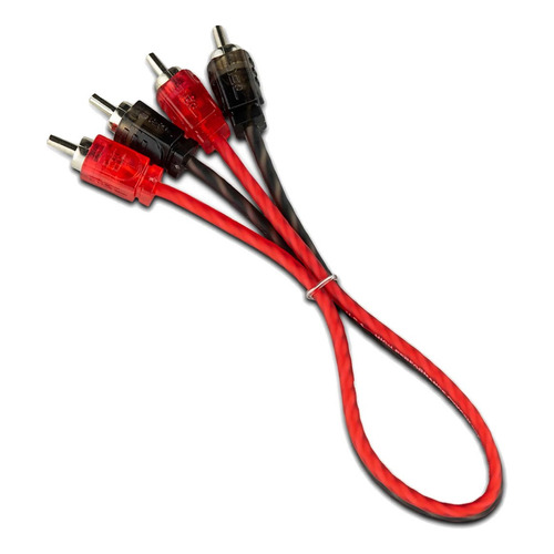 Cable Rca Ds18 Potencia Premium 30cm Audio Car Pro 1ft