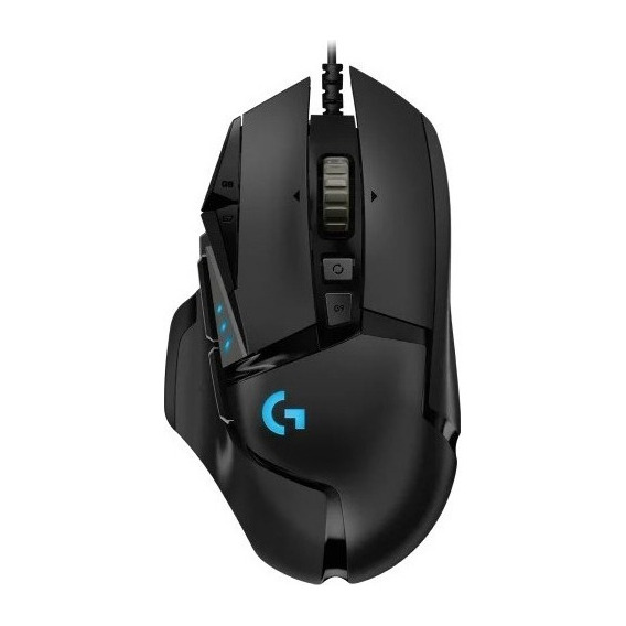 Mouse Logitech G502 Gamer Hero Dpi 25,000 11 Botones Color Negro