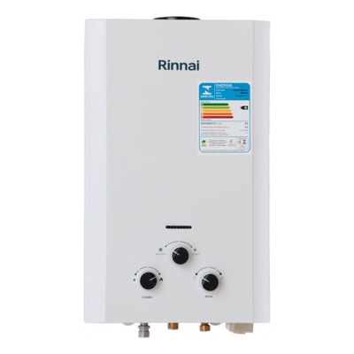 Aquecedor Gas Rinnai 11l Reu105br Gn Cor Branco 110v/220v