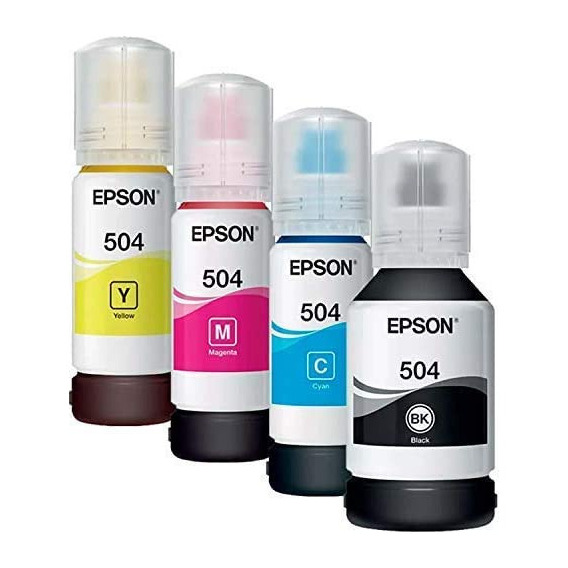 Pack Tinta Epson 504 Original Serie L4150, L4160,l6270,14150