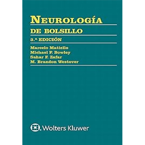 Neurología De Bolsillo, De M. Brandon Westover. Editorial Wolters Kluwer, Tapa Blanda En Español, 2022
