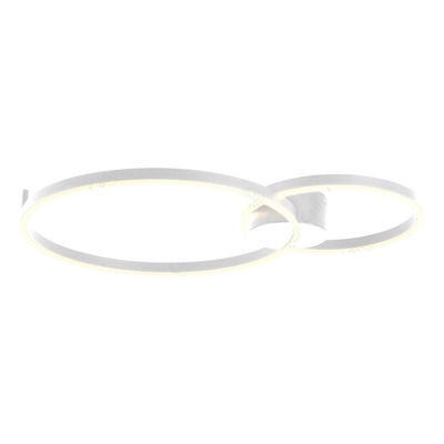 Plafon Led Adonis Blanco Deco Moderno 50w  Blanco