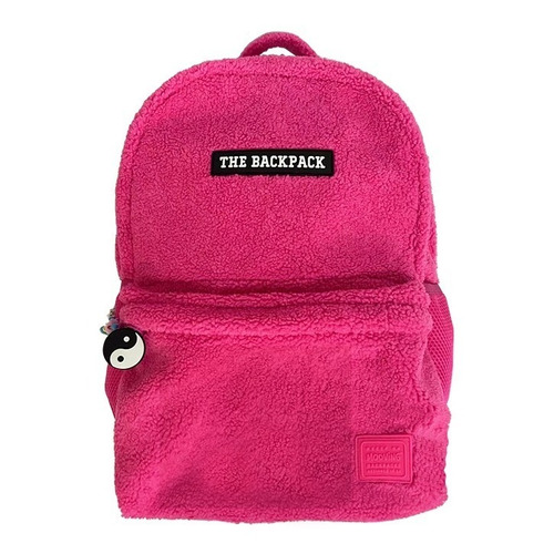 Mochila Baires Rock Suave Mooving Escolar Viaje Urbana 18 Lt Color Rosa chicle