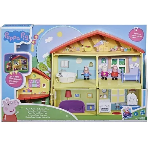 Peppa Pig Casa Com Luz E Som Diversão Noite E Dia Hasbro