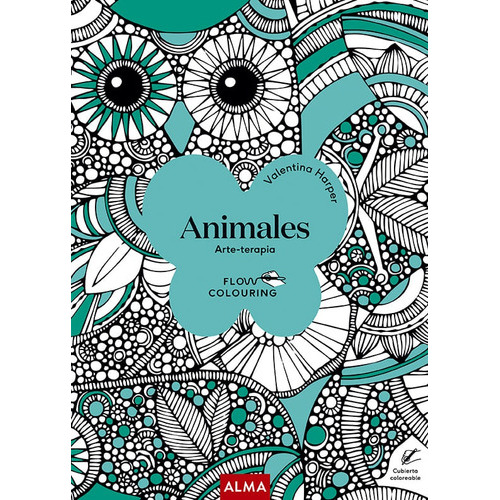 Animales - Flow Colouring, de Harper, Valentina. Editorial ALMA EUROPA, tapa blanda, edición 1 en español