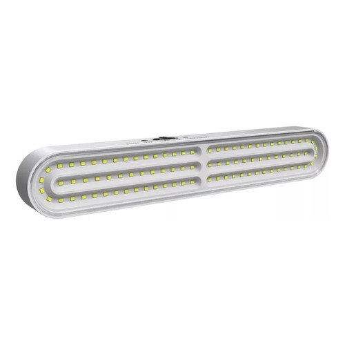 Foco Lampara Luz Led De Emergencia Portátil Con Enchufe Color Blanco