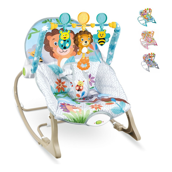 Rocker Silla Vibradora Mecedora De Bebe Musical Con Juegos