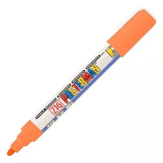 Caneta Marcador Kuretake Posterman Pma-30 2mm Tipo Posca Cor Laranja Fluorescente