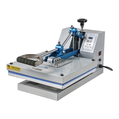 Estampadora  sublimadora  manual Printgate EST-07  azul y plata 220V