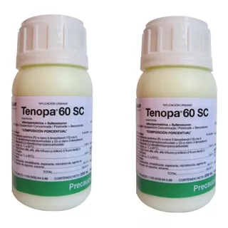Pack De 2 Tenopa 60 Sc 250ml C/u Insecticida 3 En 1 Envío Gr