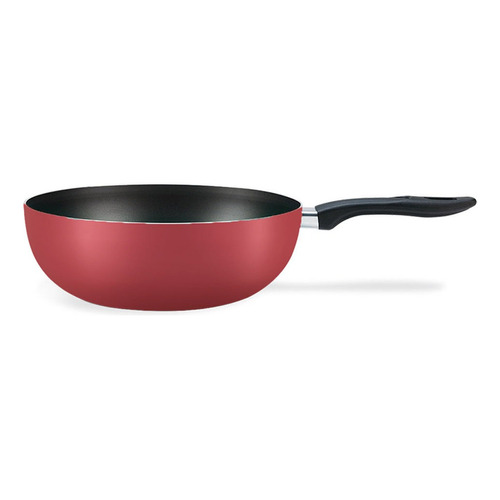 Wok antiadherente 28 cm 4,1 litros Chilli Brinox 7015/374 Color Rojo