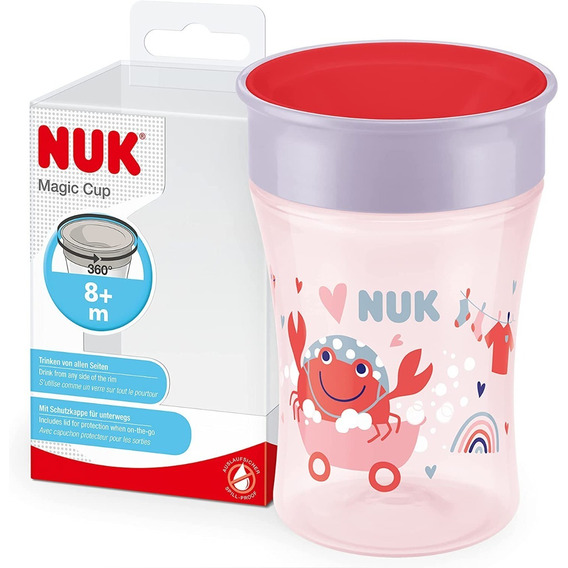  Vaso Magic Cup Nuk Antiderrame +8m 360 Bemar Babys New!