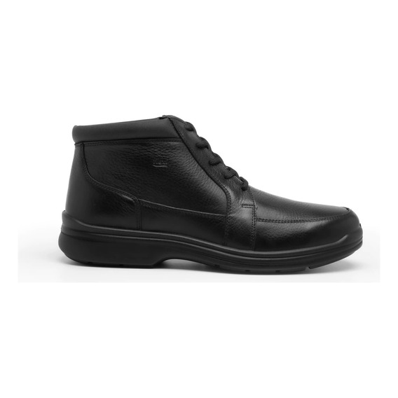 Bota Botin Caballero Flexi 404803 Confort Agujetas Negro