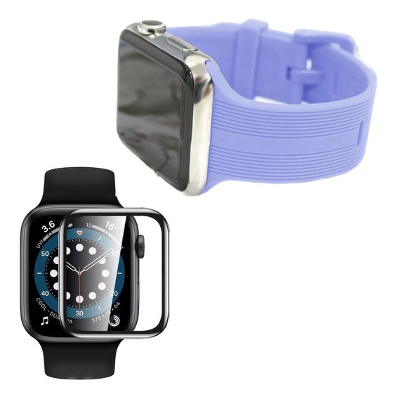 Pulso Correa Silicona Applewatch+ Protector Pantalla Premium