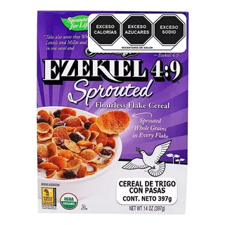 Cereal Ezekiel 4:9 De Granos Germinados Con Lino Y Chia 396g