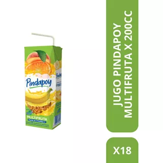 Jugo Pindapoy Multifruta Pack X 18un