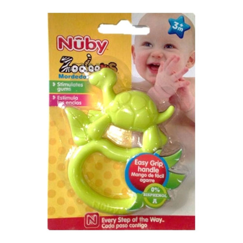 Mordedera Zooloops Nuby Tortuga Verde Zoo Loops