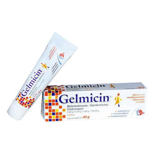  Gelmicin Crema C/40g Betametasona/ Gentamicina/ Clotrimazol