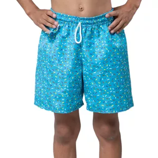 Kit Com 06 Bermudas Praia Surf Tactel Infantil Estampada - Atacado